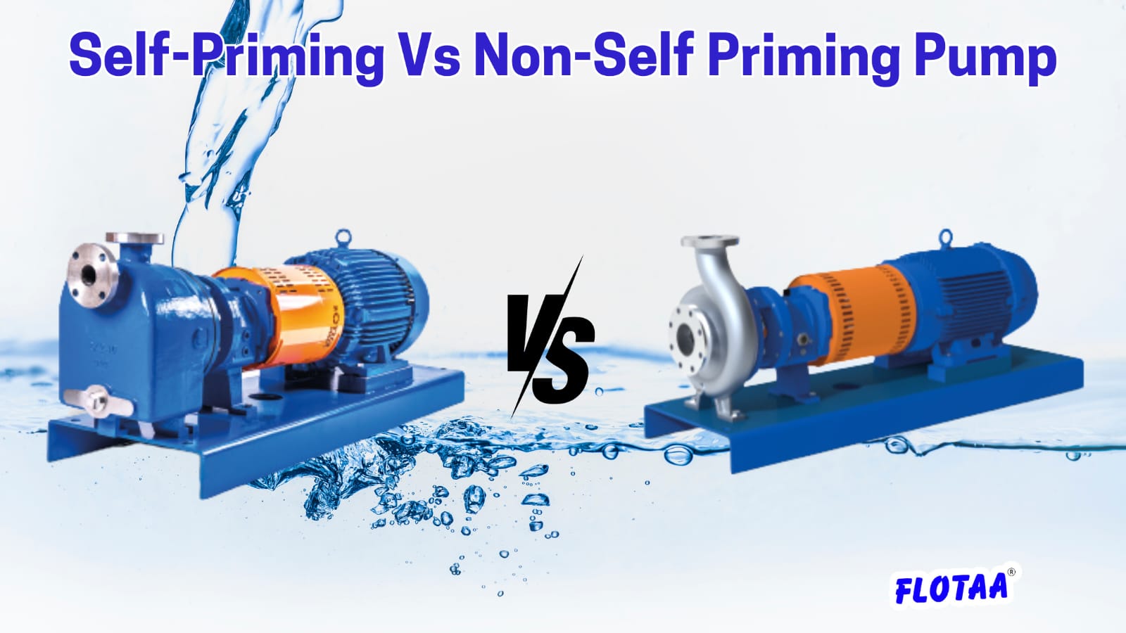 Self priming water pump Vs Non-Self Priming Water Pump